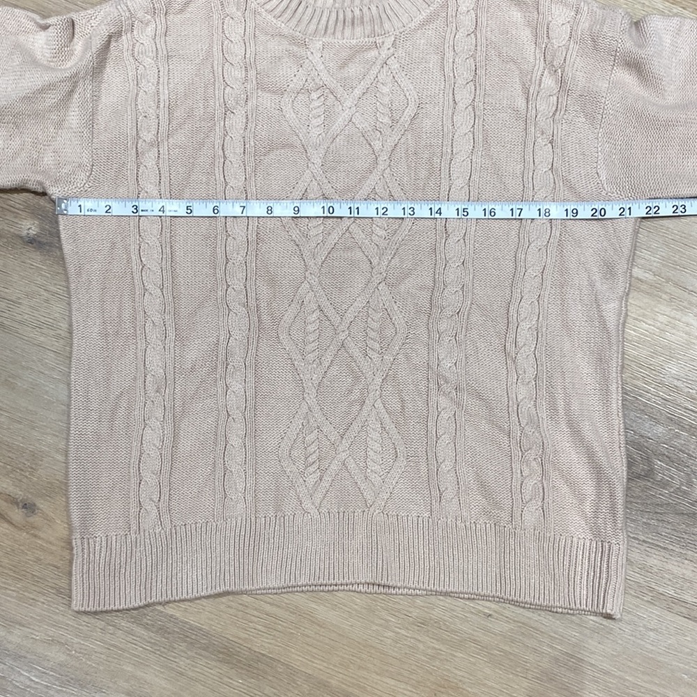 Joe Fresh x Jillian Harris Pink Cable Knit Sweater - Picture 10 of 10